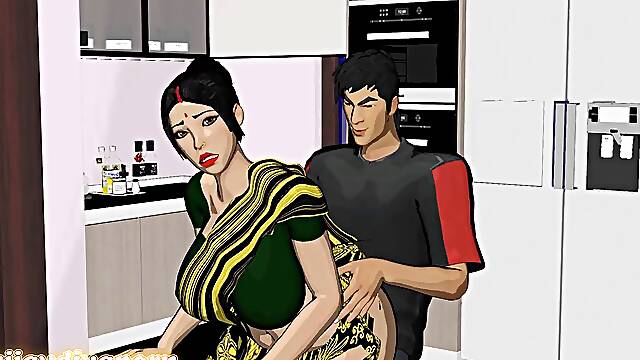 Super-Hot Aunty Screwed In Kitchen Hd Hindi Vid