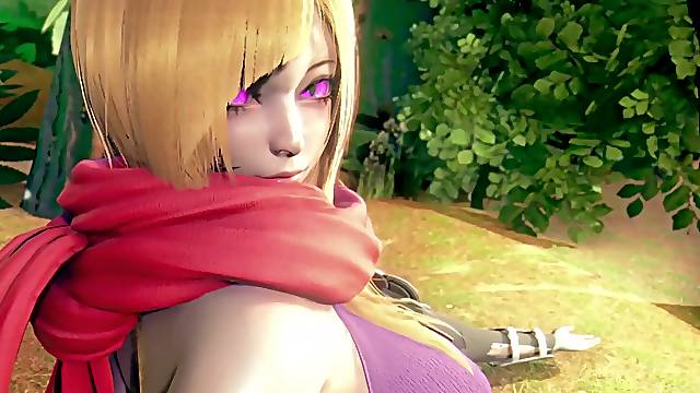 Anime, 3D, Monster, Big Tits