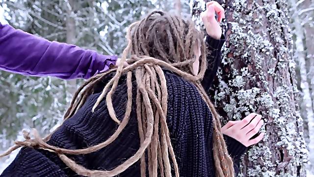 Rosenlundx - Hookup In The Winter Woods While The Snow Is Falling - 4K