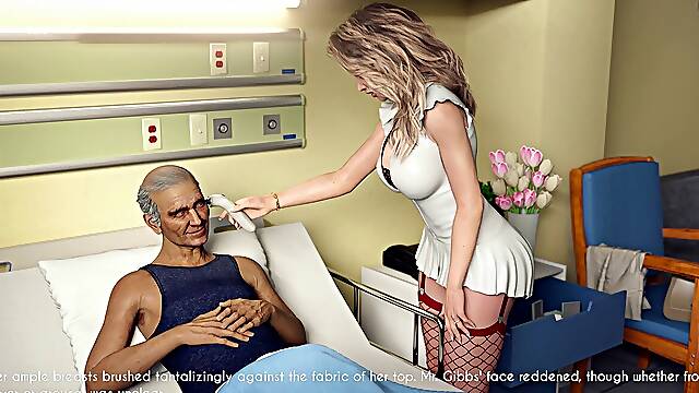 A Wife And Stepmother - Awam - Sophia Attempted On The Slutty Nurses Uniform That Was Given To Her B