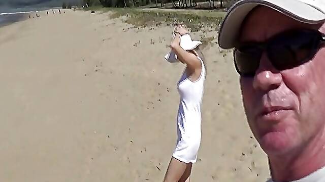 Blowjob On The Beach