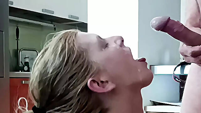 Real Amateur Homemade Milf Throat-Charged &Amp; Cum-Dripping Oral Mix