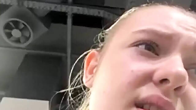 Creampie Pussy. Squirting And Fingering In Public
