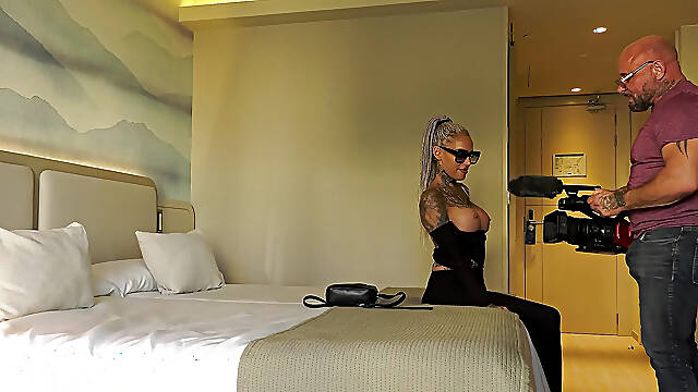 German Wife Talk To No Condom Cheating Fuck At Hotel By Stranger
