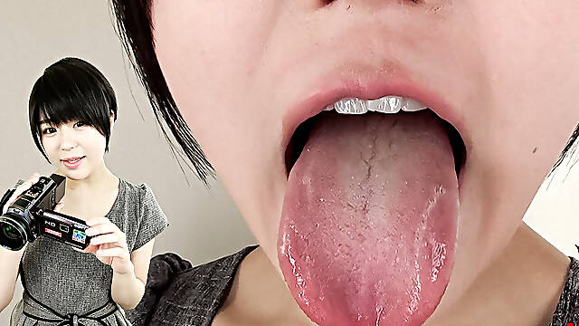 Short Hair Cutie Tsugumi Mutos One Metalic Tooth In Her Small Mouth!