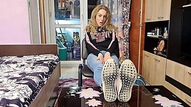 Sneakers, Soles And Jeans Fetish