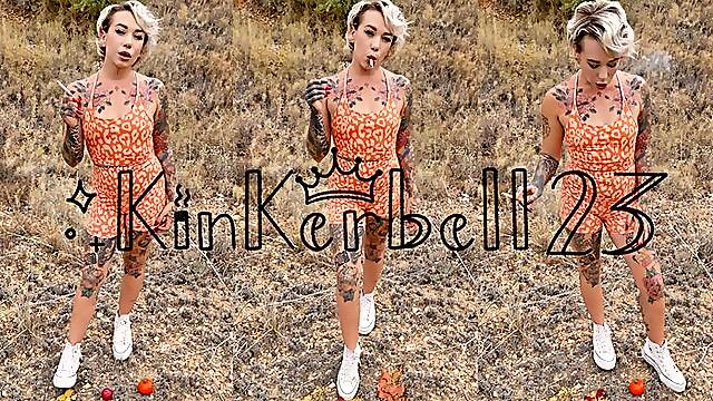 Smoking And Crushing Different Foods In The Mountains - Kinkerbell23