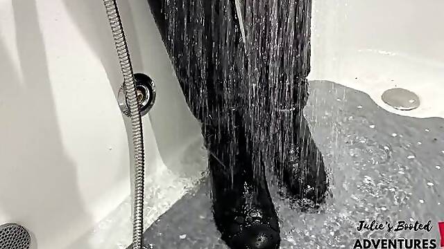 Wetting My Louboutin Leather Boots In The Bath