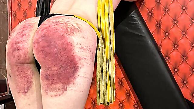 Brazilian Slut Enjoys Being Spanked With Floggers