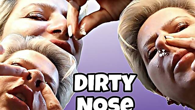 Snot Fetish – Messy Nose, Dripping & Sniffling