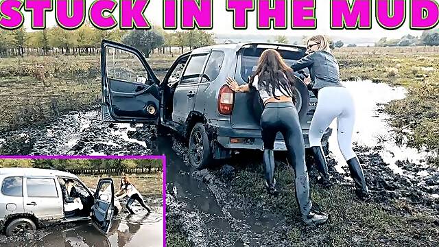 Vika Kristina Stuck The Mud Lesson 4K (Real Video) Full Video 45 Min