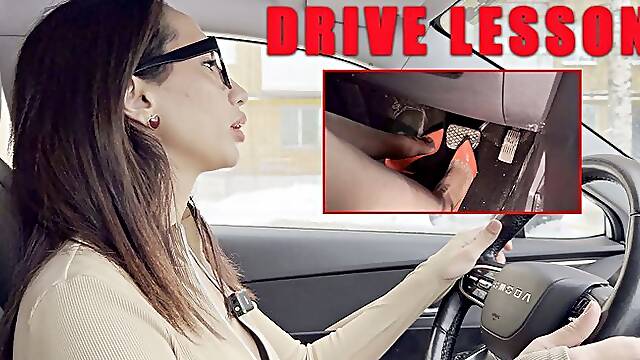 Sima Christian Louboutin 120 Driving Lesson With Instructor Accident Crashed Car 720 Full Video 41 M