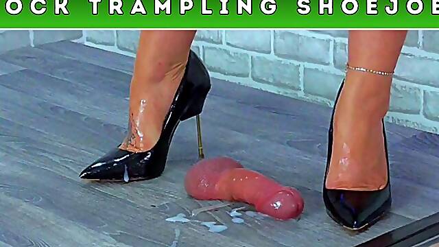 Crushing The Cum From Your Balls In My Kurt Geiger London Bond Stilettos (109) - Cock Cam - Tramplin