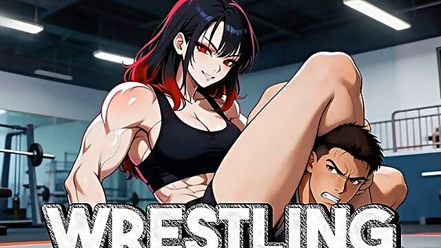 Wrestling, Domination, Femdom