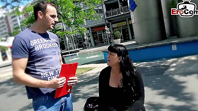 Ugly German Turkish Housewife Pick Up For Porn Casting