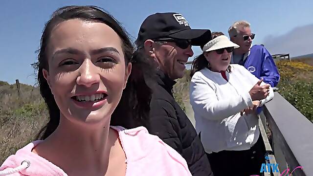 Summer Renee, Outdoor Public Action With Horny Teen