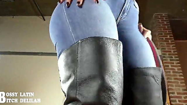 Magnificent Buttocks In Jeans Which Hug Them So Well
