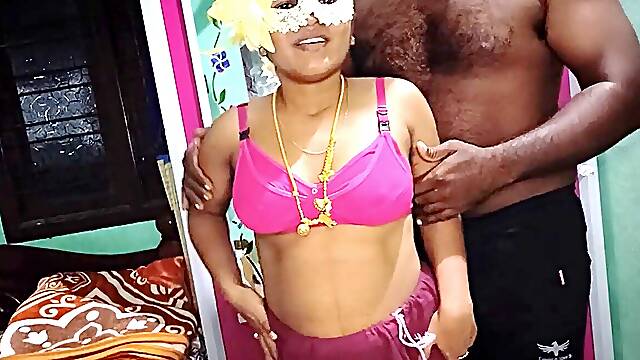 Mom Lavanya Romance With Tamil Voice