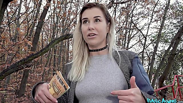 Young Amateur Fucks For The First Time In A Public Place