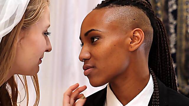 Ela Darling Fucks Her New Bride With A Strapon