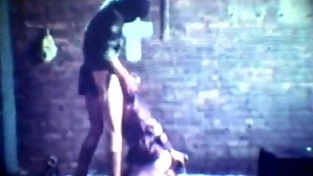 Bondaged Chick Punishing In A Vintage Porn