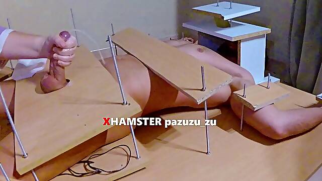 Amateur Femdom Handjob. Big Ruined Orgasm + Post Orgasm