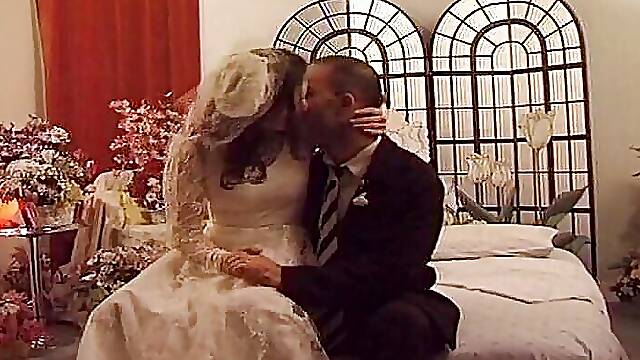 Sexy French Bride Getting Her Asshole Destroyed On Her Wedding Night
