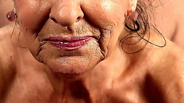 Homemade Movie With Hot Sperm Rain On My Saggy Mega Boobs