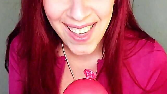 Your Girlfriend Discovers Your Balloon Fetish And Punishes You With A Rough Session!!