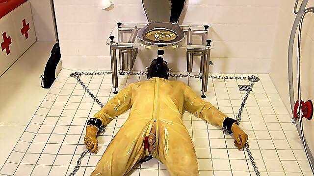 Both Rubber Goddesses Use It As A Toilet