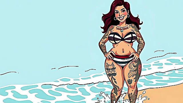 Ustvarjeno Z Umetno Inteligenco, Risanke, Bikinke, Avto