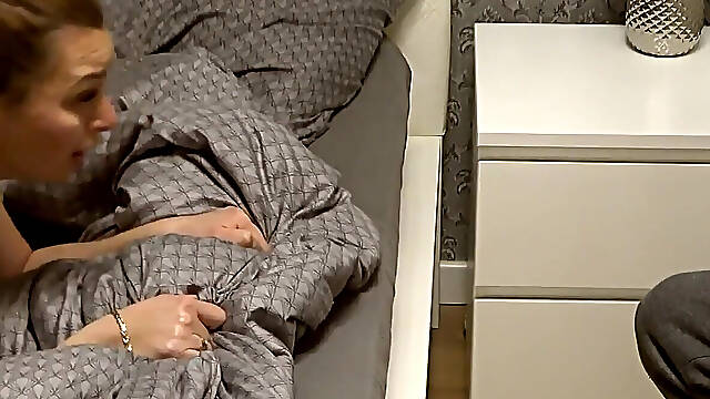 Cuckold Creampie Cleanup, Wife Fucks Neighbor In Front Of Husband