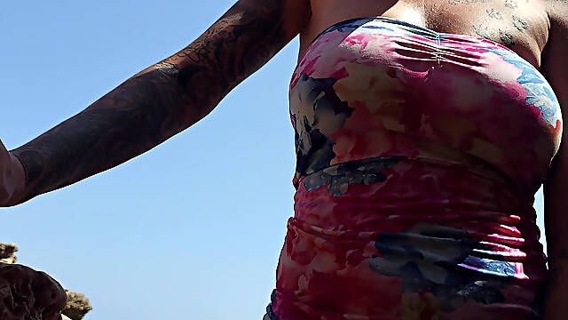 Plaža, Španka, Tetovaže, Prvoosebno Snemanje Seksa