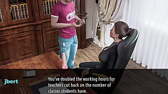 School Prinsipal _ Mrs, Richardson Walkthrough Part 1 _ Milfs Of Sunville_Gameplay