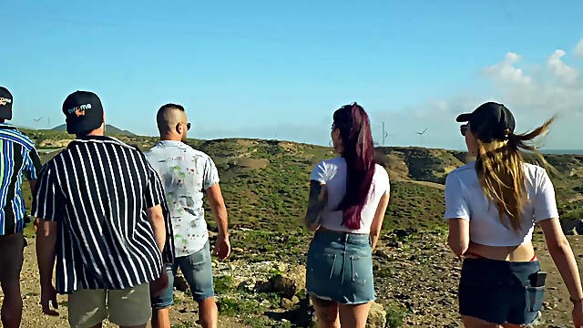 A Group Of French Parthouzés In Nature