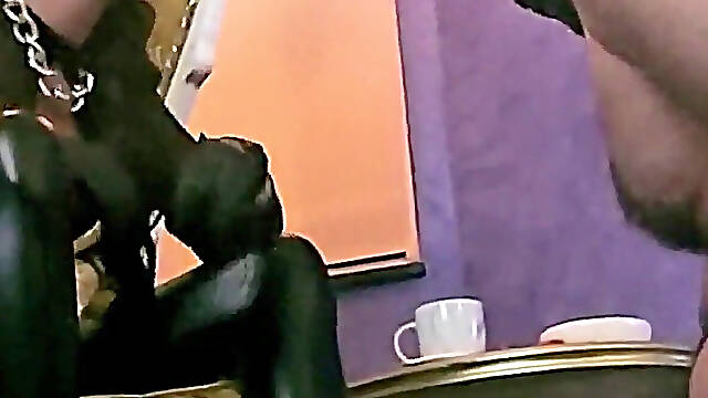 Stina Stone Femdom Spitting Crushing Feeding By German Mistress In Leather Gloves Part 2