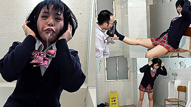 Cfnm, Dirty Shoes Licking, Spitting, Fap Watching, Sadistic College Girl's Daily Routine Is Tease Pe