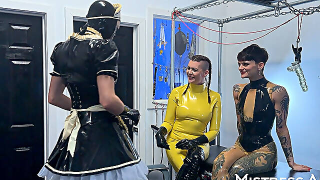 Princess Latex Rubber Doll’s Maid Application Takes An Unexpected Turn