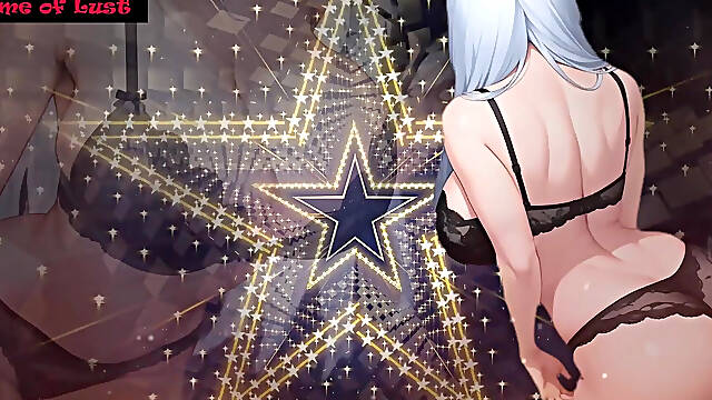 Mega Gooning Hentai Session With Voluptuous Hana