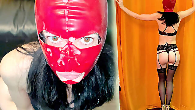 Romanian, Mask, Latex, Granny