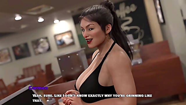 Bend Milf Boss Over Cafe Counter - Milf Obsession - Ep18