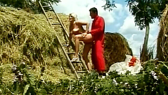 This Mature Blondie From Germany Got Fucked At Farm