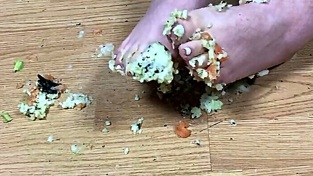 He Takes His Meal Thanks To My Feet...