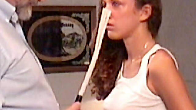 Nicole Redwing & Master Len Sobbing Panties Spanked Len650A