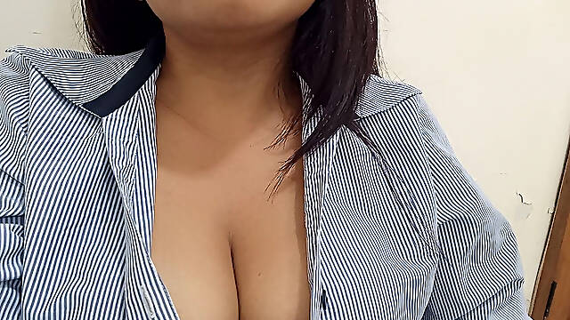 The Secretary Has A New Job And Now Makes Porn From Her Office.