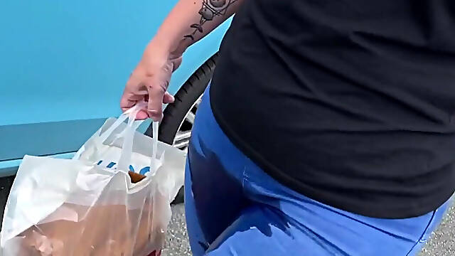 Jeans, British, Wet, Public