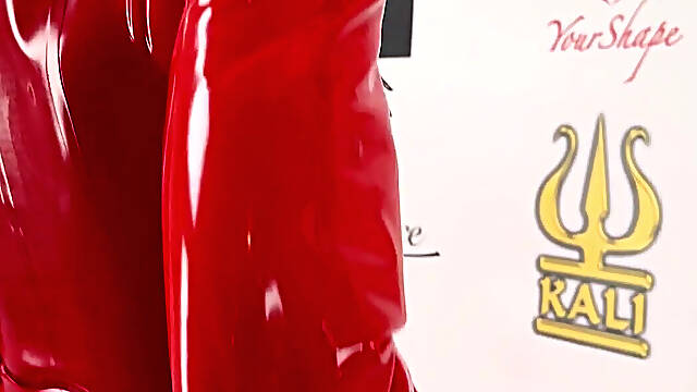 Latex, German, Redhead, Milf
