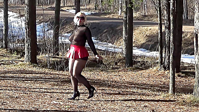 Sexy Micro Skirt - Walking Outdoor