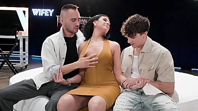 Parker Ambrose And Milan Get Their Cunts Filled With Cock In A Steamy Scene.